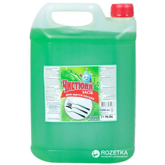 Чистюня Средство для мытья Зеленое Яблоко 5000 мл (4820168430077) - зображення 1