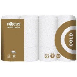 Focus Упаковка туалетного паперу  Gold 18 м 3 шару 24 рулони (8690536025664)