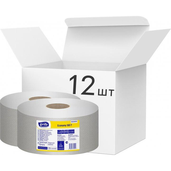 Grite Туалетний папір  Economy 571 відрив 1 шар 12 рулонів (4770023345940) - зображення 1