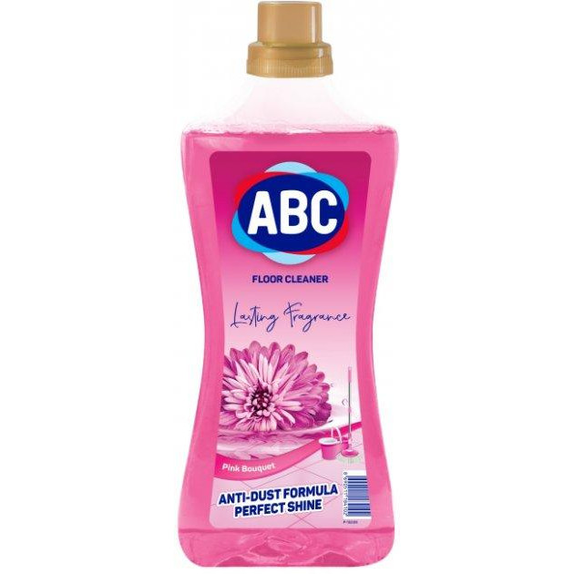 ABC Миюча рідина для підлог та стін  Pink Bouquet 900 мл (8690511184102) - зображення 1