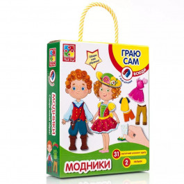 Vladi Toys Магнитная игра-одевашка Модники (укр.) (VT3702-06)