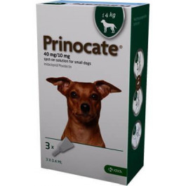 KRKA Капли от блох и паразитов  Prinocate (Принокат) для собак до 4 кг 0.4 мл №3 (3838989723163)