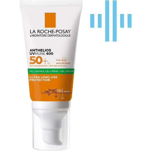La Roche-Posay Солнцезащитный крем-гель для лица  Anthelios XL Gel-Crema SPF 50+ матирующий, 50 мл - зображення 1