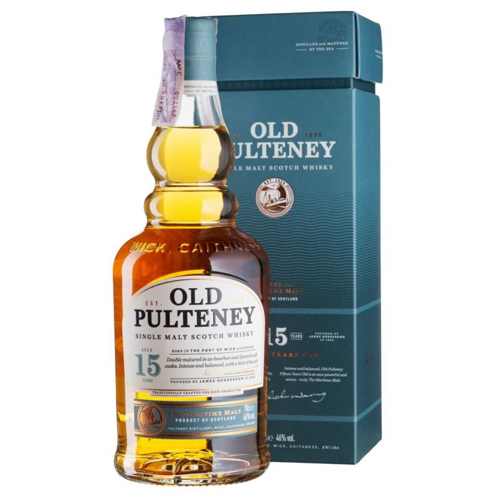 Old Pulteney Віскі  15yo, gift box 0,7 л (5010509881678) - зображення 1