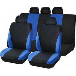 Auto Assistance Комплект чохлів на сидіння універсал Auto Assistance TY1622-3 чорний із синім