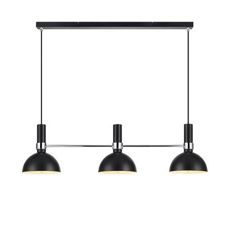 Markslojd LARRY Pendant 3L Black/Chrome (106855) - зображення 1