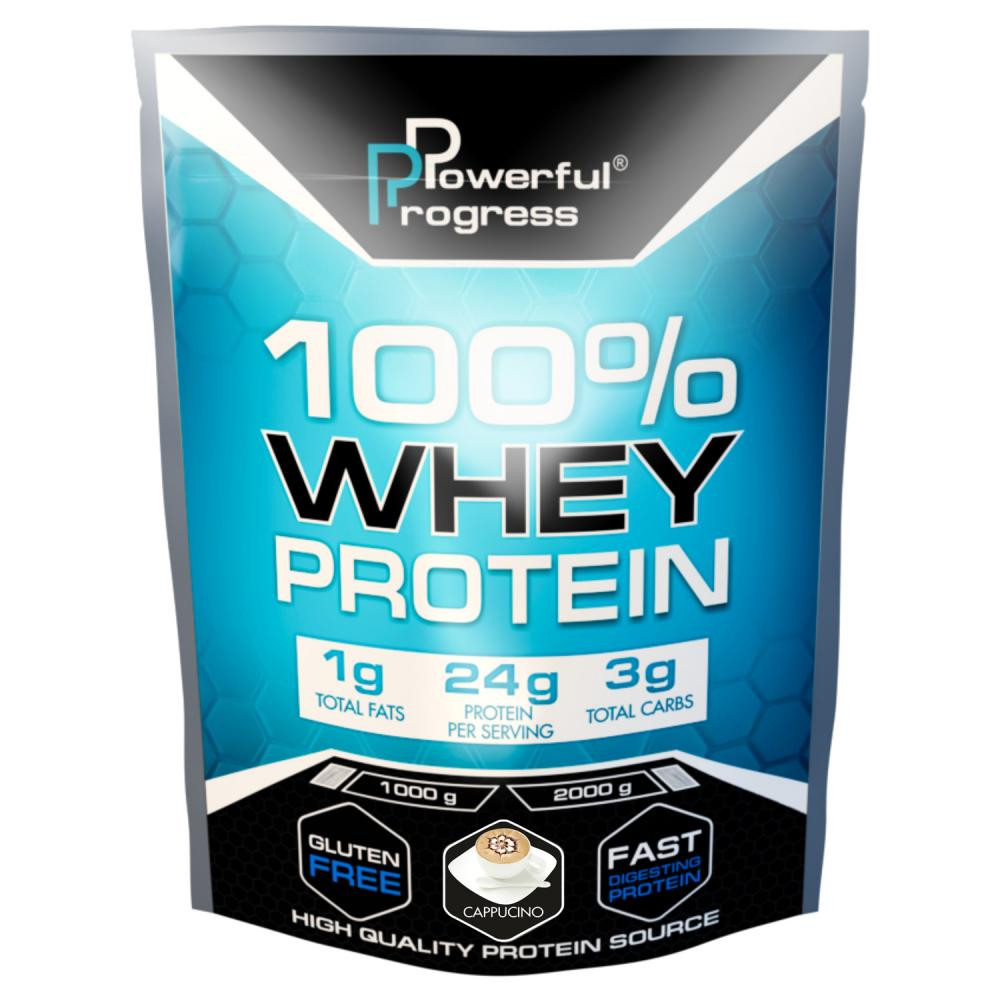 Powerful Progress 100% Whey Protein Instant 1000 g /33 servings/ Cappuccino - зображення 1