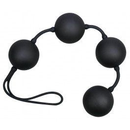 Orion Вагинальные шарики Velvet Black Balls черные