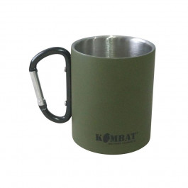 Kombat Carabiner Mug Stainless Steel 330 мл Olive (kb-cmss-olgr)