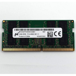Micron 16 GB SO-DIMM DDR4 2666 MHz (MTA16ATF2G64HZ-2G6E1)