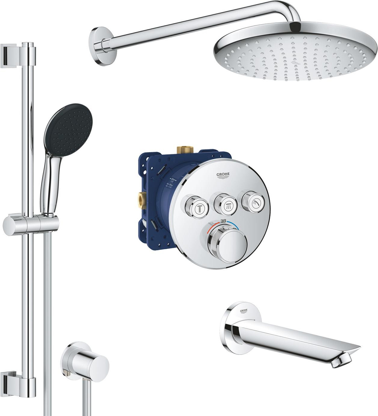 GROHE QuickFix Grohtherm SmartControl&Vitalio Start 250 UA202801R3 - зображення 1