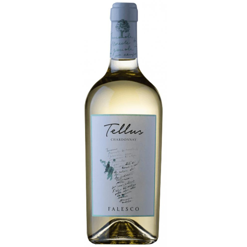 Falesco Вино  Tellus Chardonnay 0,75 л сухе тихе біле (8028003001475) - зображення 1