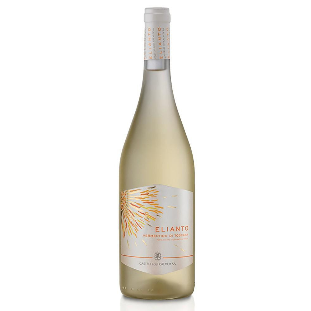 Castelli del Grevepesa Вино  Vermentino di Toscana Elianto 0,75 л сухе тихе біле (8008983461667) - зображення 1