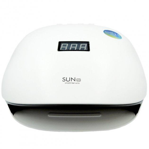 SUN Лампа для манікюру UV/LED з датчиком руху та висувним дном 48 Вт -4S Білий - зображення 1