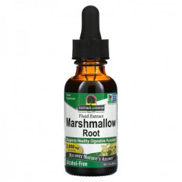 Natures Answer Жидкий экстракт корня алтея, без спирта, Marshmallow Root Fluid Extract, alcohol free, , 2000 мг, 30