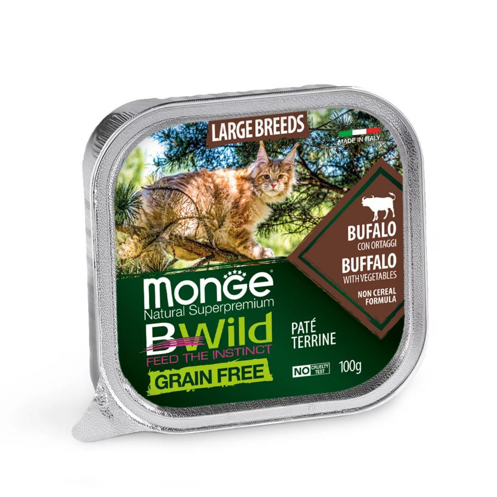 Monge BWild Grain Free Wet Buffalo Large Breeds 100 г (8009470012850) - зображення 1
