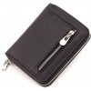 ST Leather Шкіряний жіночий гаманець чорного кольору на блискавковій застібці  1767277 - зображення 4