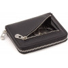 ST Leather Шкіряний жіночий гаманець чорного кольору на блискавковій застібці  1767277 - зображення 5
