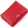 ST Leather Жіночий гаманець з натуральної шкіри червоного кольору на блискавці  1767280 - зображення 3