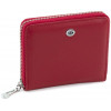 ST Leather Жіночий гаманець з натуральної шкіри червоного кольору на блискавці  1767280 - зображення 10