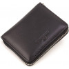 ST Leather Чорний жіночий гаманець із натуральної шкіри флотар на змійці  1767283 - зображення 3