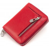 ST Leather Шкіряний жіночий гаманець червоного кольору на блискавковій застібці  1767276 - зображення 4