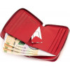 ST Leather Шкіряний жіночий гаманець червоного кольору на блискавковій застібці  1767276 - зображення 6