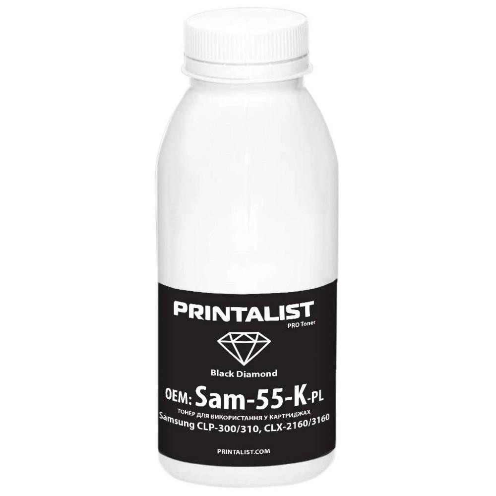 Printalist Тонер SamsungCLP-300/310, CLX-2160/3160 55г Black (Sam-55-K-PL) - зображення 1