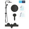 GROHE QuickFix Precision Start&Vitalio Start 250 Black UA303904TR - зображення 2