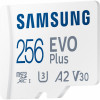 Samsung 256 GB microSDXC Class 10 UHS-I U3 V30 A2 EVO Plus + SD Adapter MB-MC256KA - зображення 2