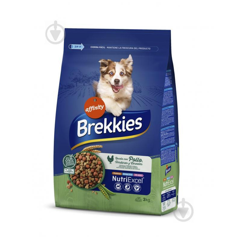 Brekkies Dog Chicken 3 кг (8410650273310) - зображення 1