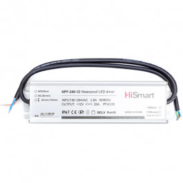 HiSmart 12V 20A 240W PFC IP67 (NPF-240-12)