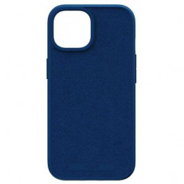 Njord Suede MagSafe Case for iPhone 15 Pro - Navy Blue (NA53SU01)