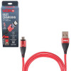 VOIN USB - Micro USB 1m Red (VC-6101M RD) - зображення 1