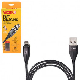 VOIN USB - Lightning 2m Black (VL-6102L BK)