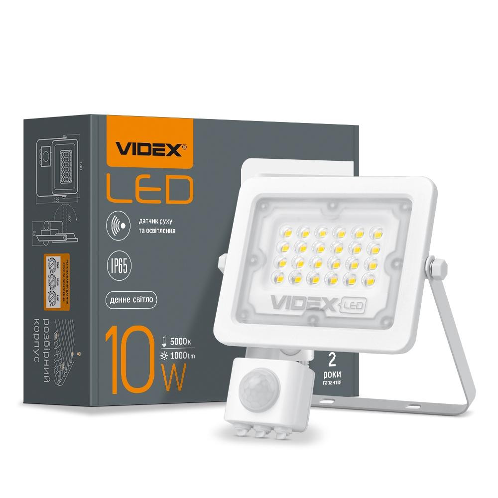 VIDEX LED 10W 5000K 220V Сенсорный білий (VL-Fe105W-S) - зображення 1