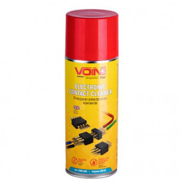 VOIN Засіб для обробки внутрішніх поверхонь "Очищувач електричних контактів" ТМ VOIN в аер. упаковці, 400