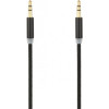 Gelius Audio Cable AUX 3.5mm Jack 1m Black (000000) (56740) - зображення 1