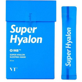VT cosmetics Набор ночных масок для лица  Super Hyalon Sleeping Mask Интенсивно Увлажняющих 4 мл х 20 шт (8809559