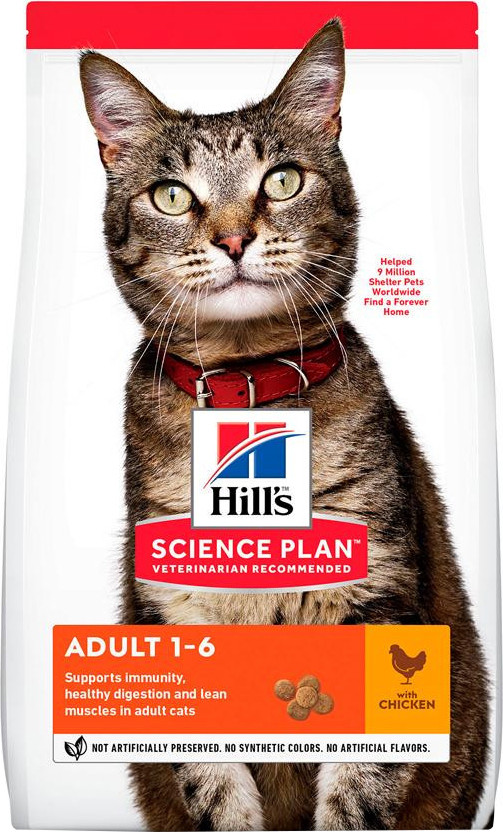 Hill's Science Plan Feline Adult Chicken 3 кг (604058) - зображення 1