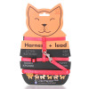 Collar Шлея для котів з повідцем Dog Extremе, нейлон 20-30х25-40х1/110 см, червоний (42853) - зображення 1