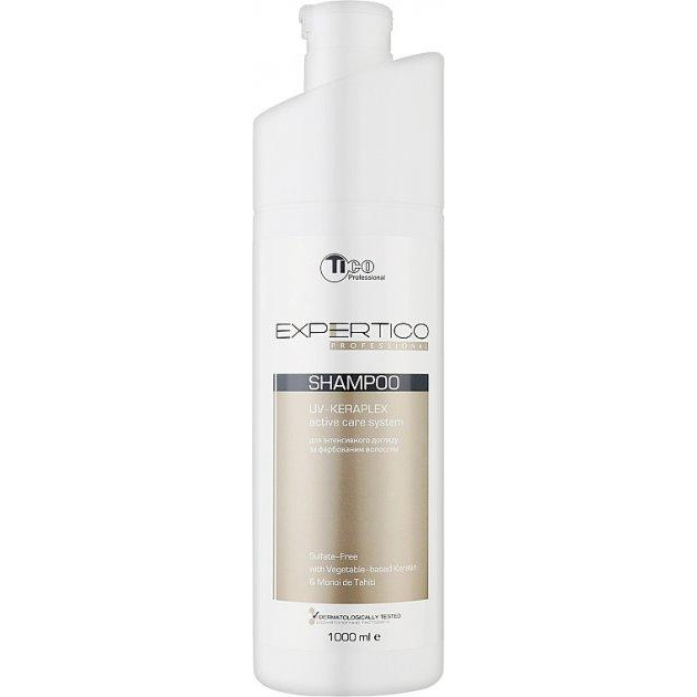 TICO Professional Безсульфатний шампунь для фарбованого волосся  Expertico UV-Keraplex Active Care System Shampoo 1 л  - зображення 1