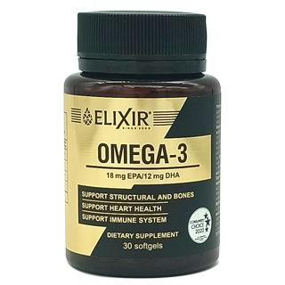 Эликсир Омега-3  1000 мг 30 капсул (4820071331393) - зображення 1