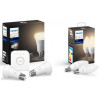 Philips Hue Bridge, лампа E27 White 2 шт, лампа E14 White 2 шт (BRIDGE+E27W_2PCS+E14W_2P) - зображення 1