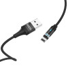 Hoco USB to Lightning U76 Fresh 1.2m Black (6931474716705) - зображення 3