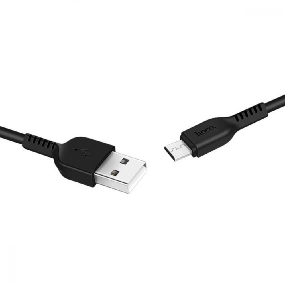 Hoco X20 Micro USB 2m Black - зображення 1