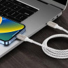 Proove Cable USB-C to Lightning Dense Metal 27W 1m White (CCDM27002102) - зображення 4