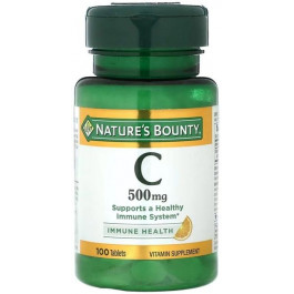 Nature's Bounty Вітамін C  500 мг Vitamin C 100 таблеток (74312015106)