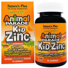 Nature's Plus Animal Parade Kid Zync цинк Мандарин 90 таблеток для розсмоктування (97467299641)