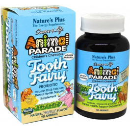 Nature's Plus Animal Parade Tooth Fairy пробіотик для здоров'я зубів Ваніль 90 жувальних таблеток (97467299481)